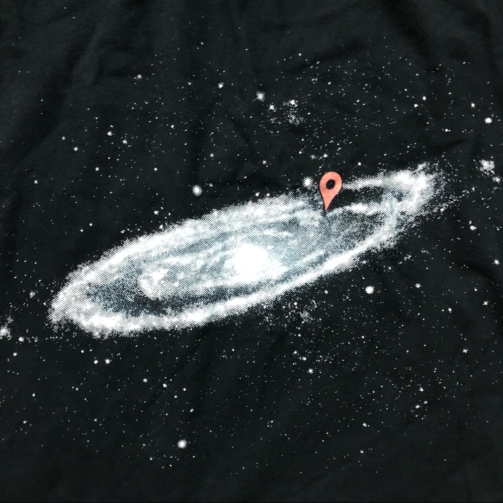 Threadless Black Galaxy Tee - Picture 3 of 4